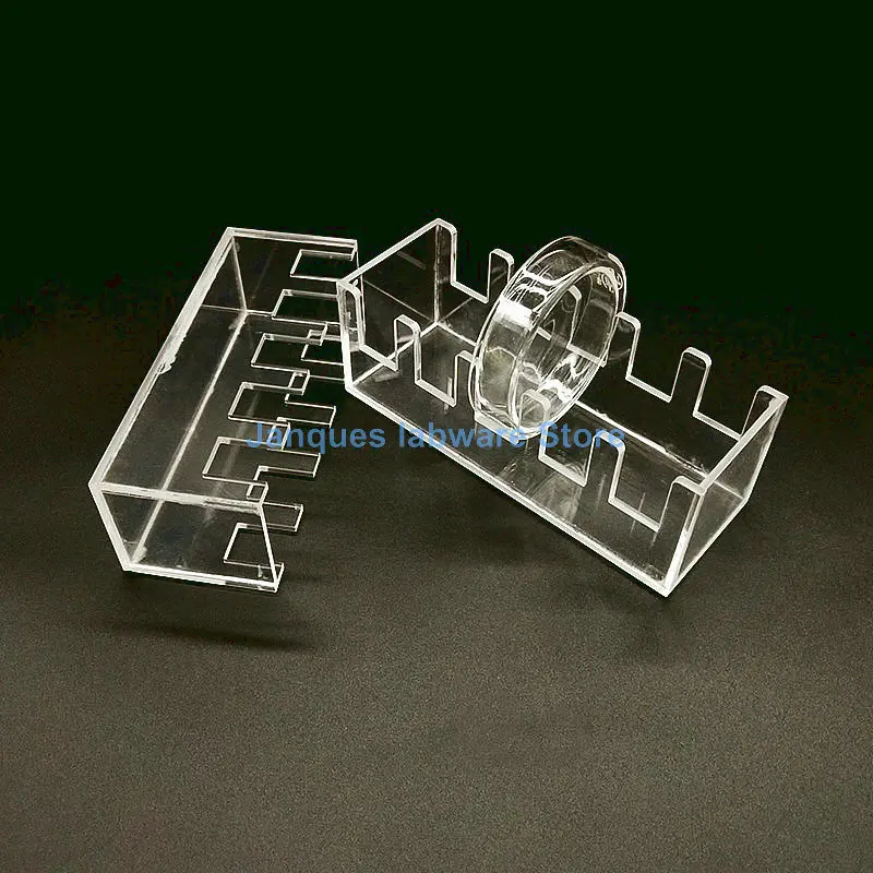 1pc Plexiglass petri dish stand 5/10positions rack suitable for diameter 60/75/90/100/120/150mm laboratory Round petri dishes