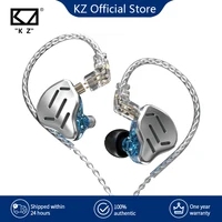 KZ ZAX Headset 16 Units HIFI Bass In Ear Monitor Hybrid technology Earphones Noise Cancelling Earbuds 7BA+1DD Sport Headphones 1
