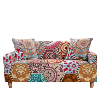 

Mandala Sofa Cover Sofa Slipcovers Elastic Geometric Sofa Cover Armchair Slipcovers Dining Slipcovers 3 Seater Stretch Sofa Cove