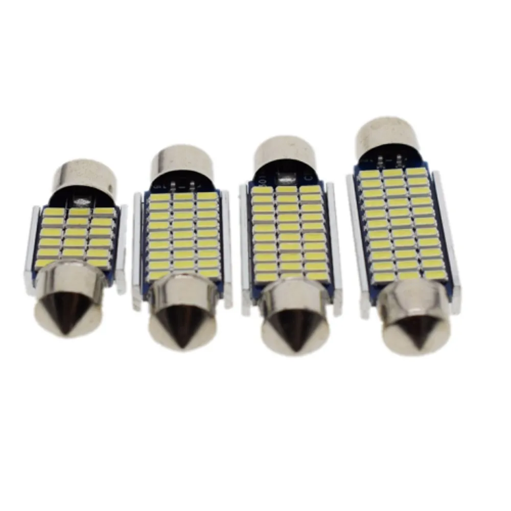 10Pcs 31mm 36mm 39mm 41mm C5W C10W 18 27 30 33 SMD 3014 LED Festoon Light CANBUS NO ERROR Auto Interior Dome lamp White | Автомобили и
