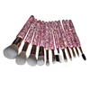 High-end Shiny Diamond 12 Makeup Brush Set Loose Powder Eye Shadow Brush Makeup Professional Full Set Tools Cosmetic Storage Box 6
