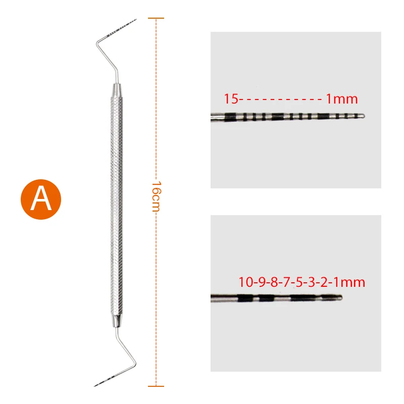 Crochet de sonde en acier inoxydable à double extrémité pour le nettoyage  des dents dentaires, grattoir à tartre dentaire, outil de soin, 1 à 5  pièces - AliExpress