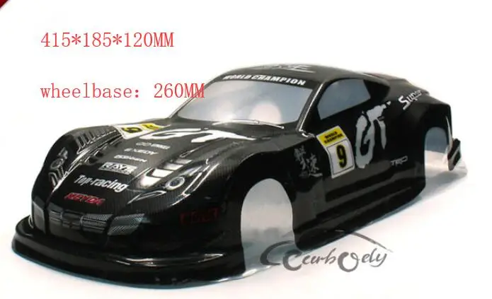 1/10 Масштаб RC Drift Onroad внутренний корпус 1966 Ford Mustang GT 200 мм для HPI KYOSHO TAMIYA HSP REDCAT FS YOMAKO CC01 hRAXXAS - Цвет: GT-001
