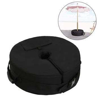 

Umbrella Base Bracket Round Sandbag Bag Outdoor Sun Umbrella Tent Fixed Sandbag Suitable For Terrace Garden Round Sandbag Bag