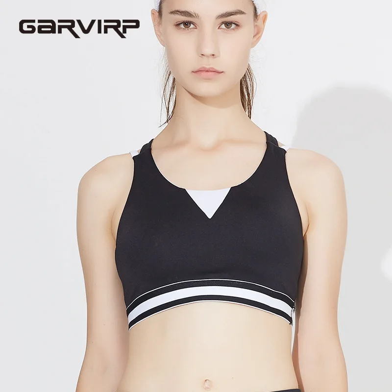 GV Спортивное нижнее белье для йоги, ударопрочное быстросохнущее беговое нижнее белье с пуш-ап высокой поддержкой, стильная одежда, красивый бюстгальтер на спине