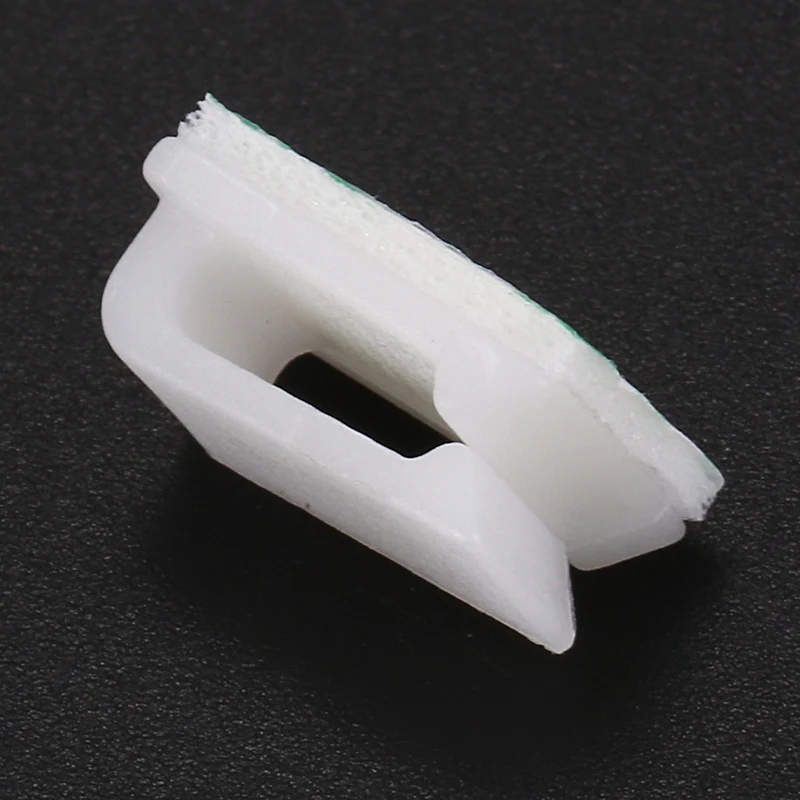 Dropship-100XPlastic проволочная стяжка прямоугольная Кабельное Крепление зажим самоклеящийся белый