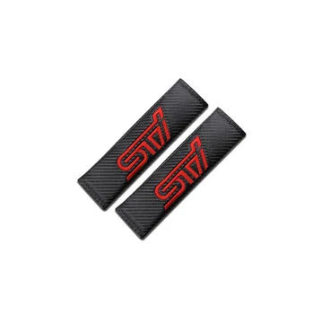 

4 pieces Auto Car Styling Seat Belt Cover case for Subaru Legacy Outback Forester Impreza WRX BRZ Auto Accessories Stickers