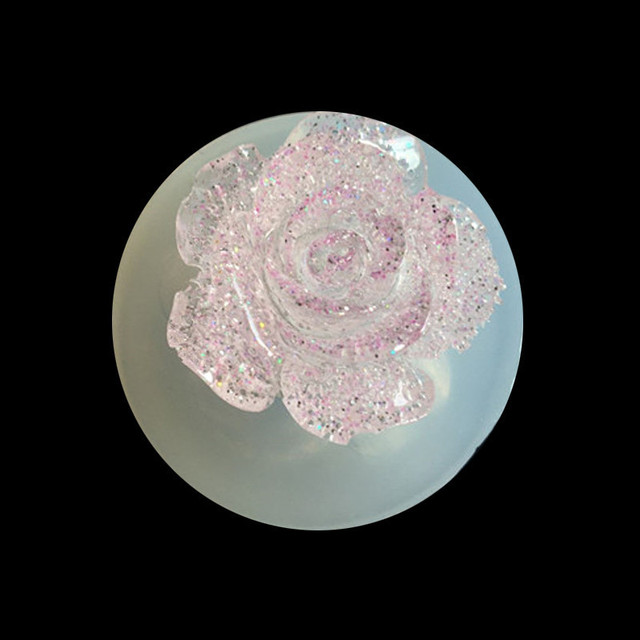 Flower Shape Silicone Mold For DIY Cake Chocolate Decoration Epoxy Resin Mold Flower Pendant Casting Molds Jewelry Making