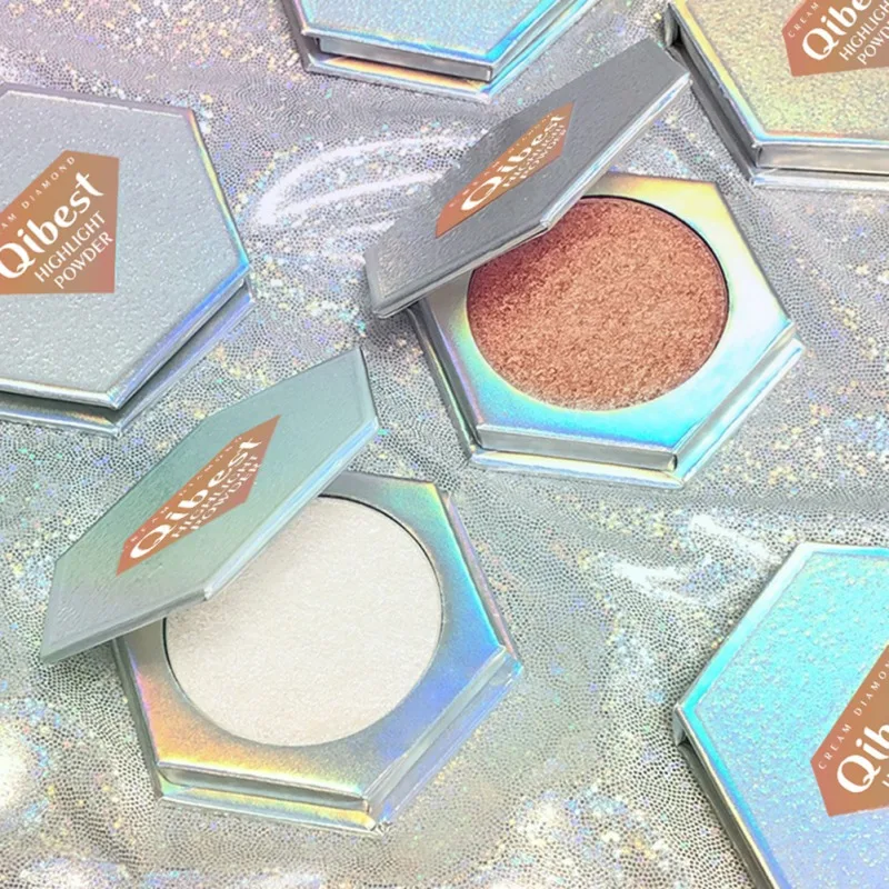 

Long Lasting High Gloss Pressed Powder Face Brighten Powder Shimmer Makeup Highlighter Contour Palette -