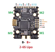 Controlador de voo de jhemcu ghf420aio f4 osd built-in 20a 35a blheli_s 2-6s 4in1 esc para zangões do cinewhoop do palito de dentes de corrida de rc fpv