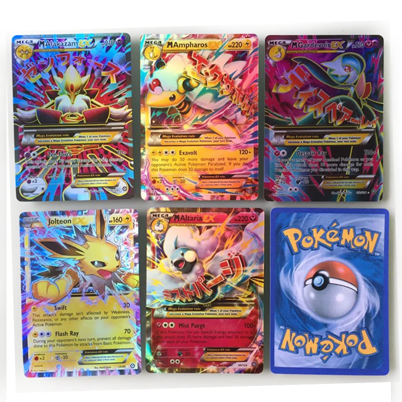 Takara Tomy Pokemon 9 108 324 шт. GX EX MEGA флэш-карта Sun Moon Team Up ультра Призма карты коллекции рождественские подарки Детские игрушки