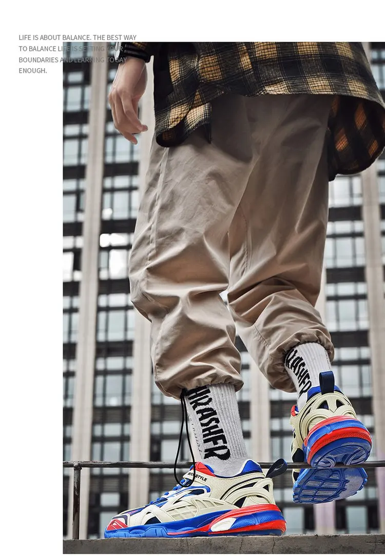 Британский ретро уличный панк рок хип хоп массивные кроссовки для мужчин танцевальная платформа на плоской подошве модная обувь Высокий Верх zapatillas hombre