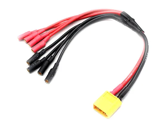 Lithium Lipo Battery Balance Parallel Charging Adapter Cable Wire 4mm XT60 JST T XT30 Plug Male Female Converter | Игрушки и хобби