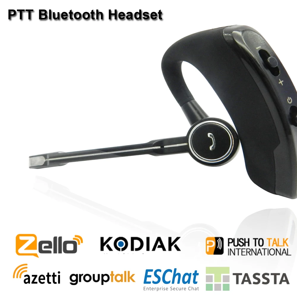 Nirkabel Walkie Talkie Bluetooth Headset Ptt Earpiece Buletin Ptt Mikrofon Zello Ptt Bluetooth Handsfree Untuk Android Walkie Talkie Aliexpress