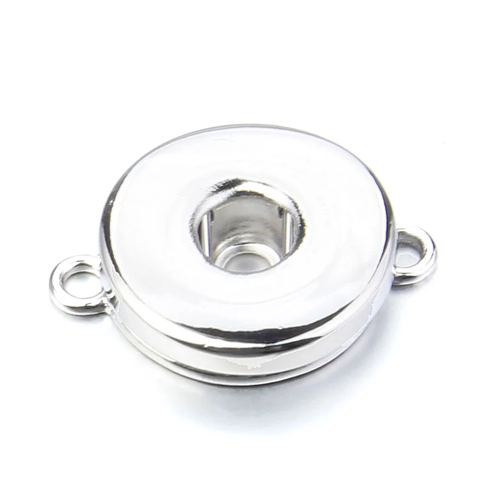Metal Snap Buttons 10pcs/lot Interchangeable DIY Charm Snap Buttons 18mm/12mm for Make Button Bracelets Necklace
