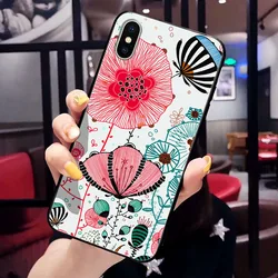 Floral 3D Relief Silicone Phone Case - Pixel 3 XL (40)