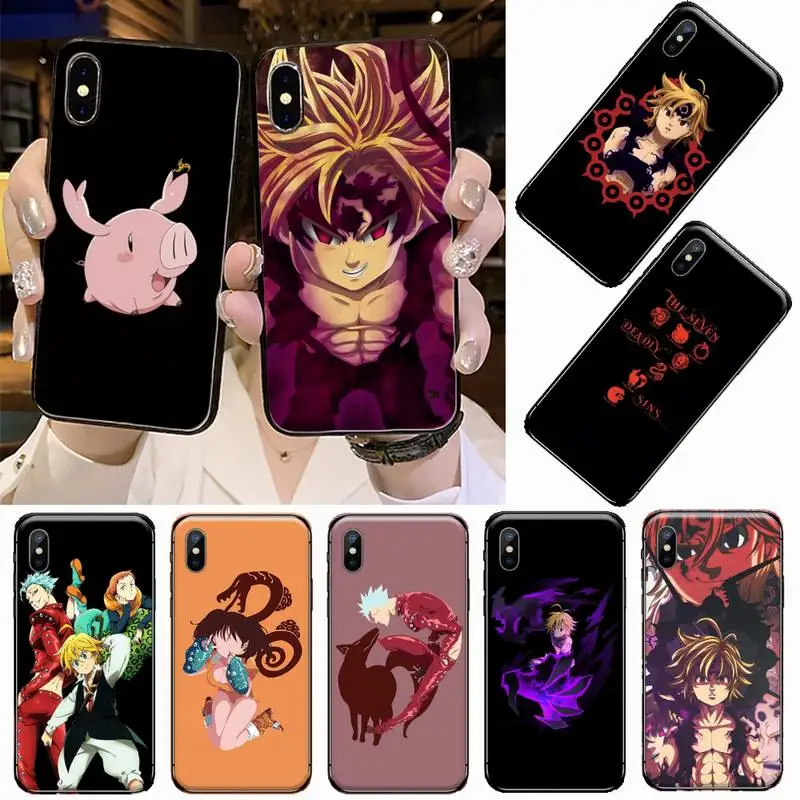 Чехол для телефона Nanatsu no Taizai Seven Deadly Sin iPhone 11 12 pro XS MAX 8 7 6 6S Plus X 5S SE 2020 XR|Бамперы| |
