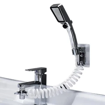 

NEW External Shower Wash Hair Water Tap Bathroom Water Faucet Hose Head Kitchen Household Defence Splash Nozzle Shower Head