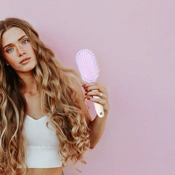 

1 Set of 3Pcs Hair Comb Hairdressing Hair Brush Portable Massage Comb Massager for Relaxing and Relieving Fatigue (Purple)