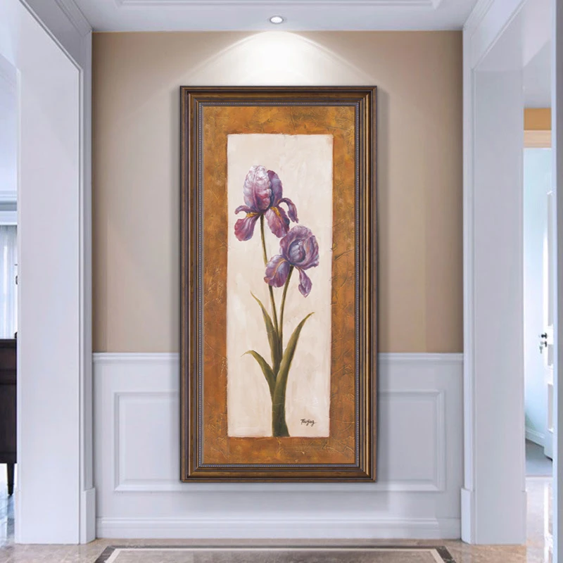 Настенный художественный плакат домашний декор холст HD принты картины 3 шт. красивые цветы на вазе картины гостиная рамки - Цвет: Многоцветный