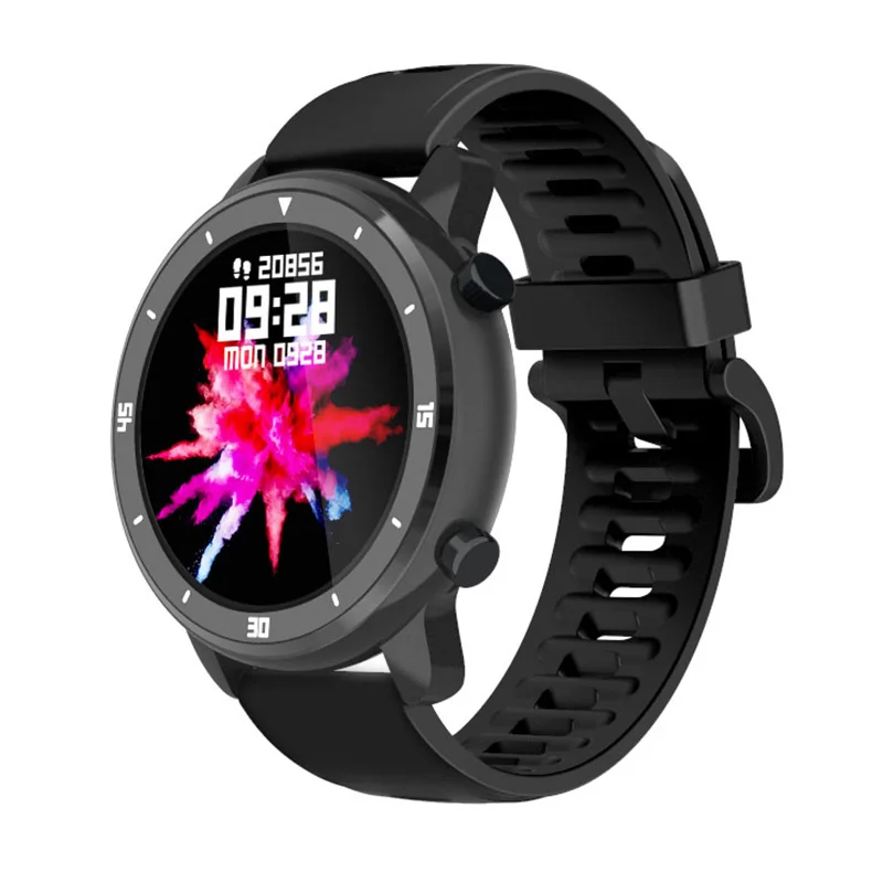 black bluetooth smart watch