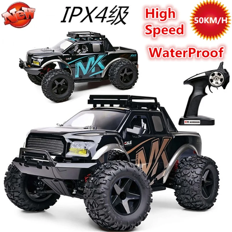

Large Waterproof 50KM/H High Spped Remote Control Racing Car 1:10 FULL SCALE 2.4G 4WD Independent Suspension Drift RC CAR Toy