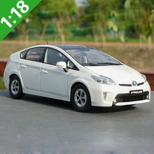 1:18 Toyota PRIUS Гибридный сплав модель автомобиля статические металлические модельные автомобили оригинальная коробка для подарков коллекция