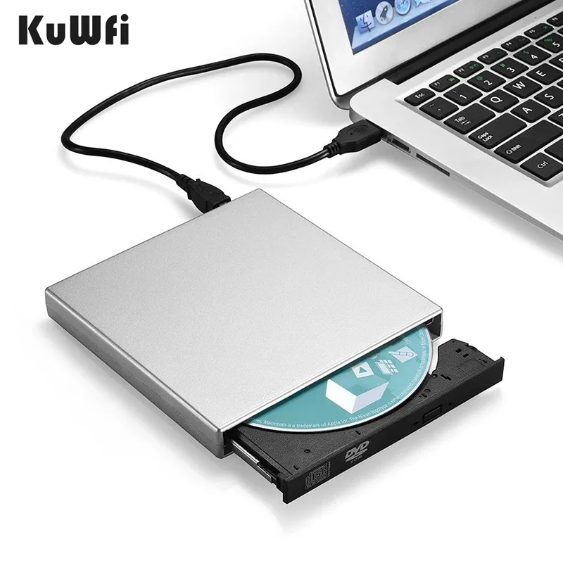 USB 2.0 DVD ROM CD RW Проигрыватель компакт дисков Внешний Оптический привод