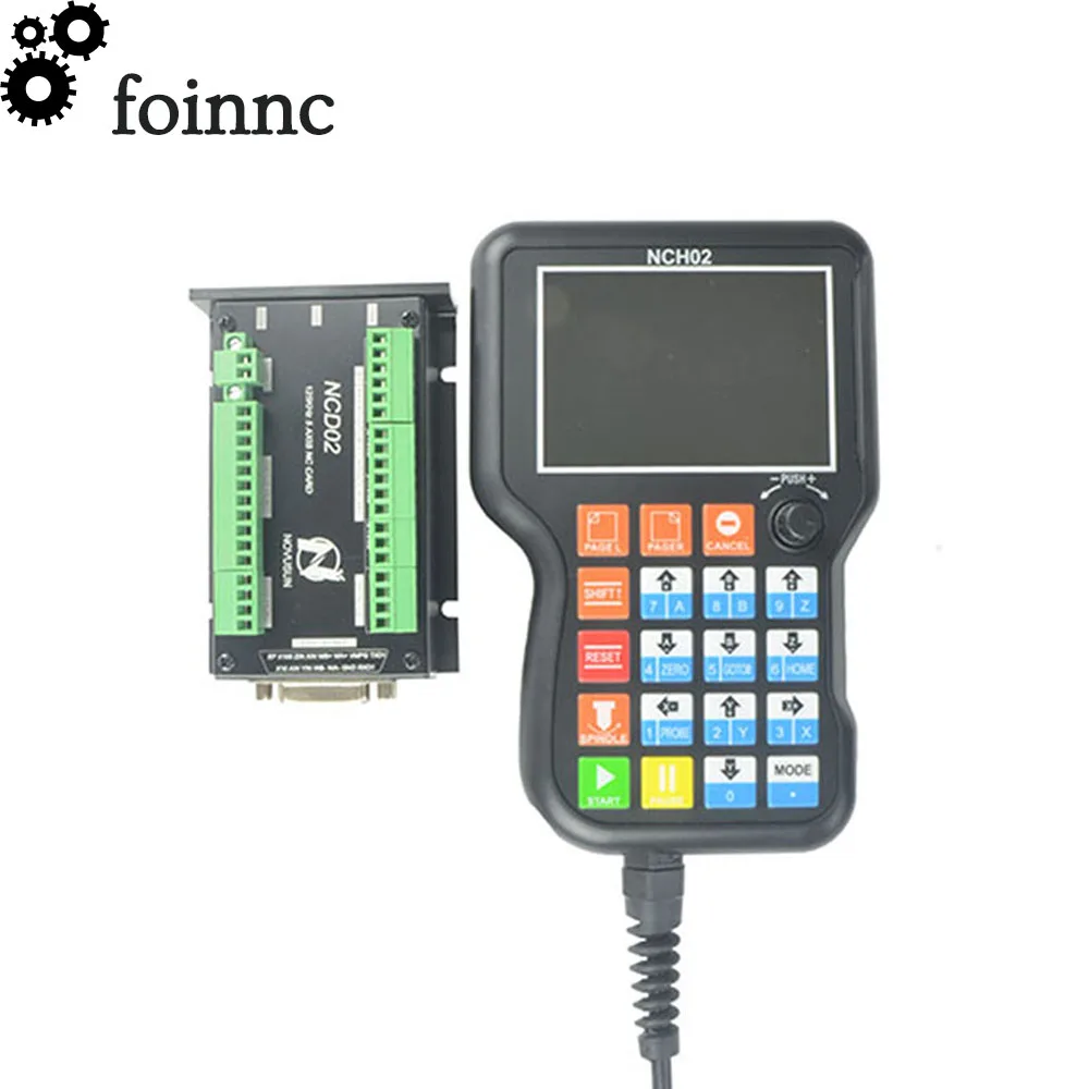 US $127.09 Cnc Handle Motion Controller Nch02 345axisOptional125 Khz Pulse UDisk Read GCode 24v 75w Meanwell Switching Power Supply