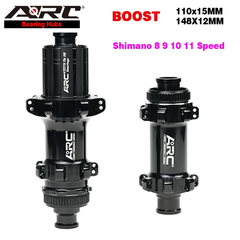 ARC Boost MTB Hub Mountain Bike Aluminum Alloy 28 Hole 6 Pawls 72 Clicks Bicycle 11 Speed Black Wheel Part | Спорт и развлечения
