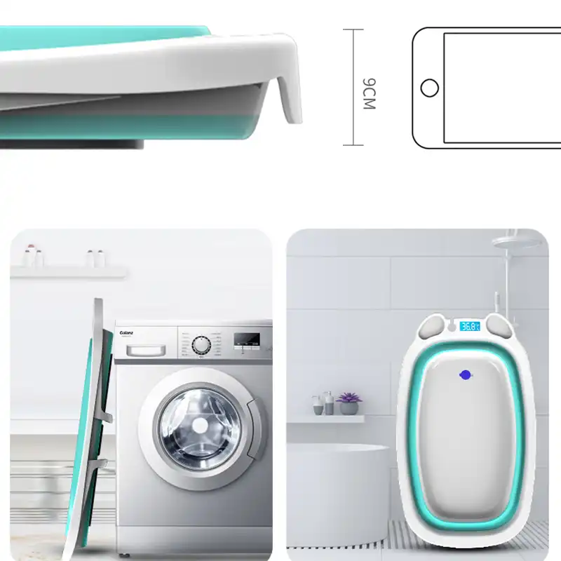 temperature control baby bath tub