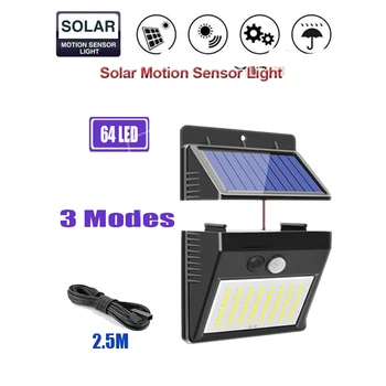 

Stainless Steel 64/30 LED Solar Light Waterproof Outdoor Solar Power Garden Light Energy Saving Courtyard Pathway Solar Led Wall