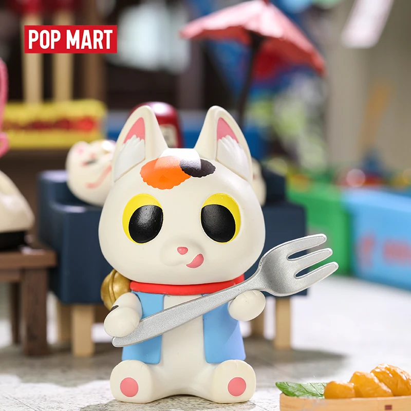 POP MART Konatsu Ling Can Cat Friends series фигурки героев подарок на день рождения детская игрушка