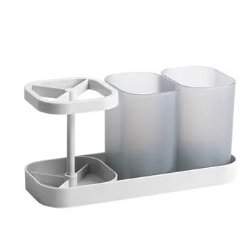 

1Pc Nordic Style Toothbrush Rack Punching Free Toothbrush Cup Holder for Home