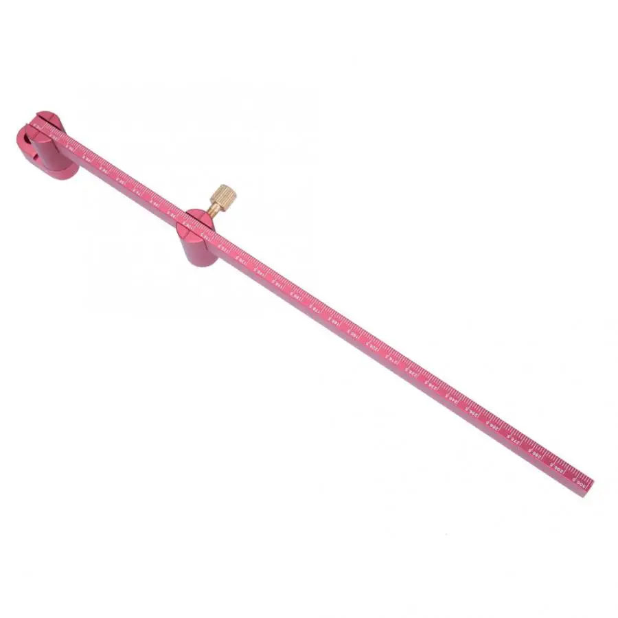 360 Degrees Woodworking Circular Arc Drawing Tool Round Line Marking Ruler 36.5~300mm Radius Circular Arc Drawing Gauge