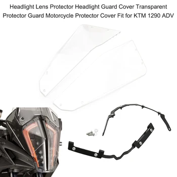 

Motor Headlight Lens Protector Headlight Guard Cover Transparent Protector Guard Motorcycle Protector Cover Fit for KTM 1290 ADV