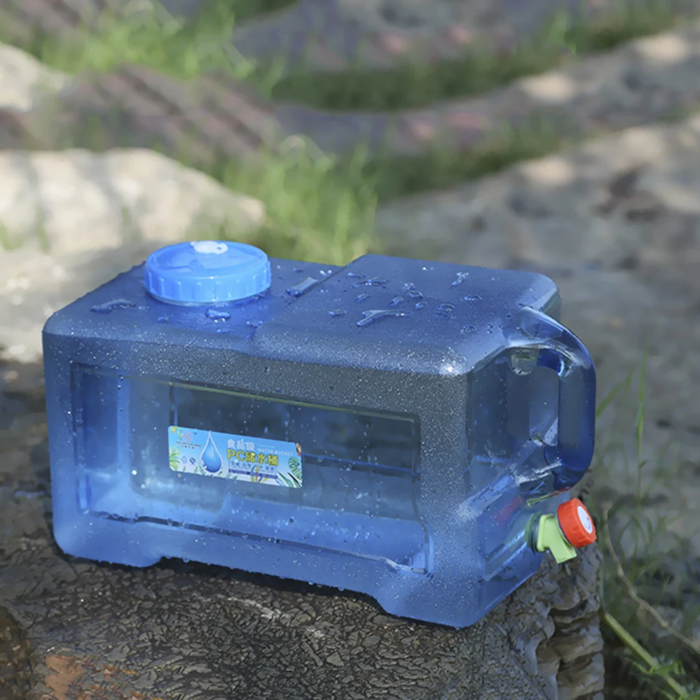 Réservoir Eau 145L Avec Robinet - Portable, Qualité Alimentaire, Pour Camping Et Urgence