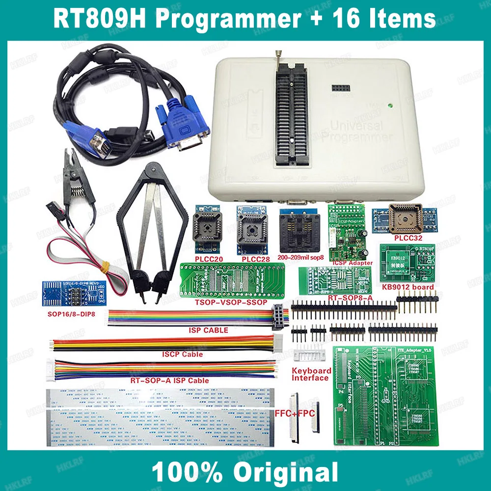 RT809H Programmer + 16 Items
