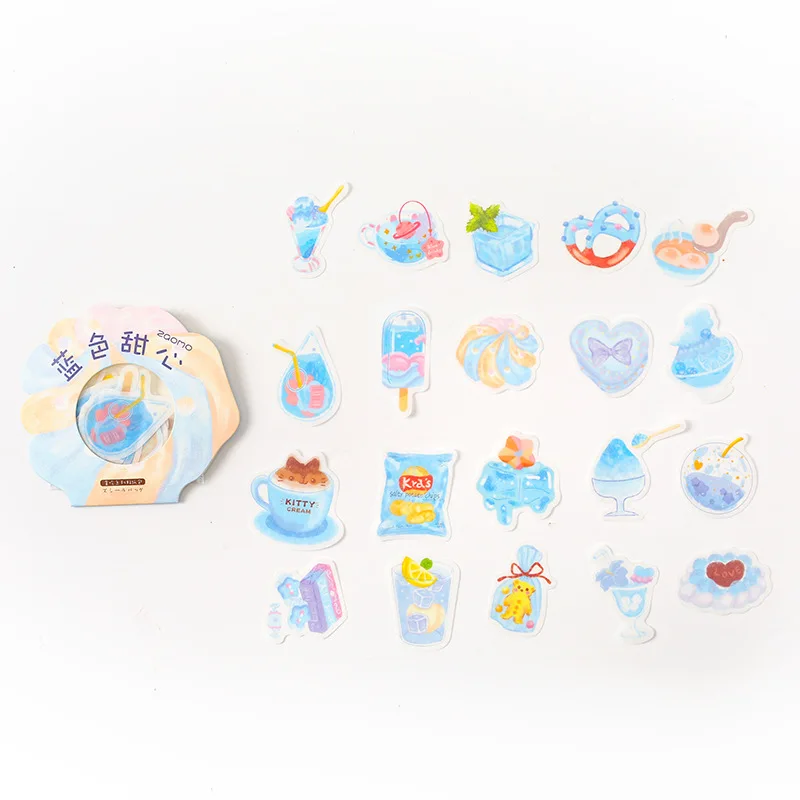 20set/1lot Kawaii Stationery Stickers Greedy Diary Planner Decorative Mobile Stickers Scrapbooking DIY Craft Stickers - Цвет: LanSeTianXin