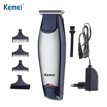 KEMEI электрический триммер для волос перезаряжаемая Бритва для бороды машинка для стрижки волос Парикмахерская Машинка для стрижки волос Беспроводная Машинка для стрижки волос