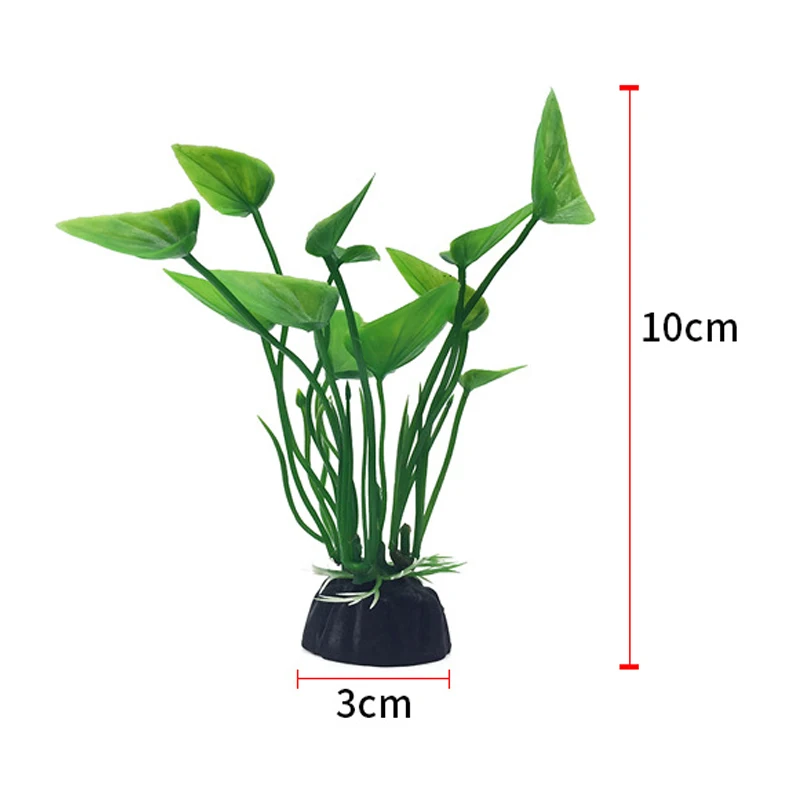 Artificial Plants Fish Tank Ornaments Fish Tank Decorations Aquarium Ornaments Artificial Aquarium Plants 10cm Artificial Aquarium Plants Fish Tank Water Plant Grass Ornament Environmental Protection Materials Aquarium Decoration