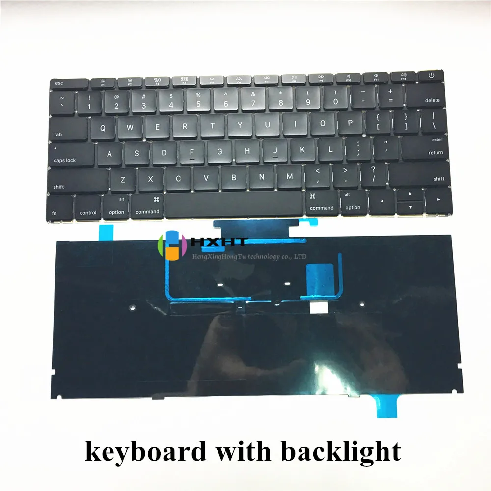 Для Macbook Pro retina 1" A1534 US клавиатура США раскладка клавиатуры с подсветкой EMC 2746 EMC 2991 EMC 3099 2105 год