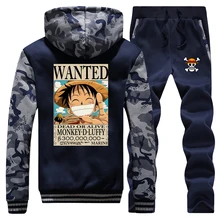 ^^Best Offers One Piece Japan Anime Winter 2019 Hot Sale Coat Thick Camouflage Hip Hop Hoodies Suit Warm Jackets Sweatshirt+2 Piece Set Pants ^^Best Offers One Piece Japan Anime Winter 2019 Hot Sale Coat Thick Camouflage Hip Hop Hoodies Suit Warm Jackets Sweatshirt+2 Piece Set Pants