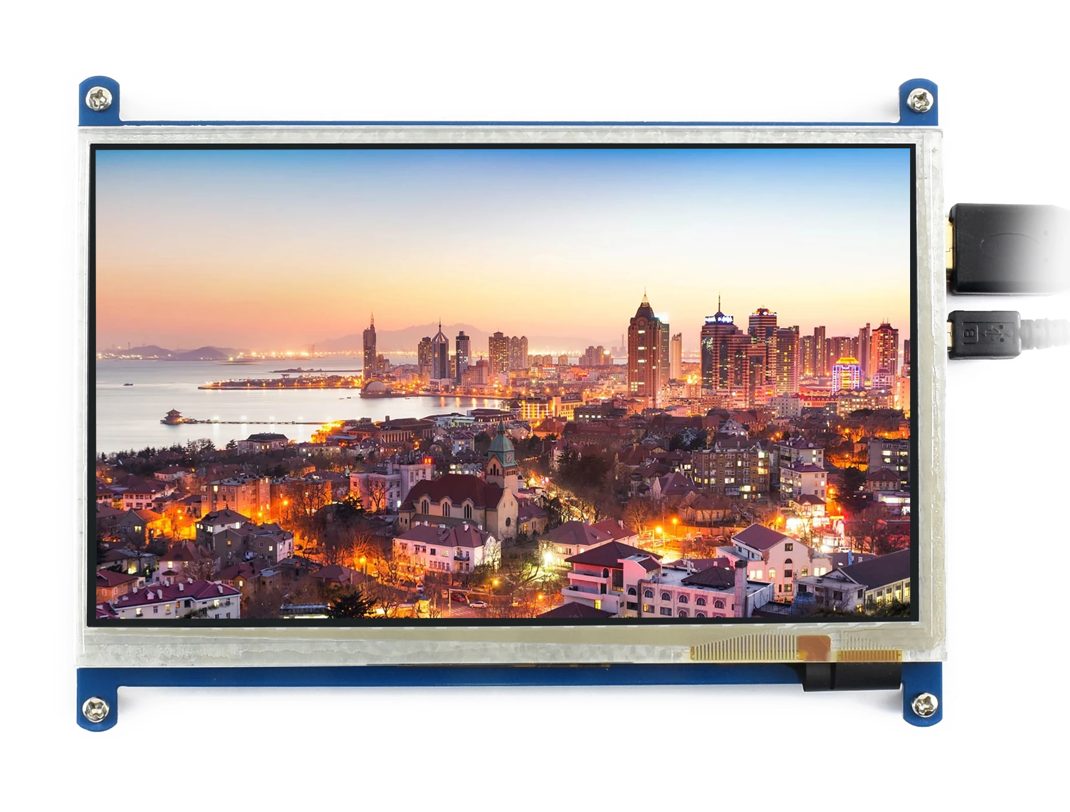 

2 шт./лот 7 дюймов 800*480 HDMI LCD B модуль экран емкостный сенсорный дисплей поддерживает Raspberry Pi BB Черный Банан Pi