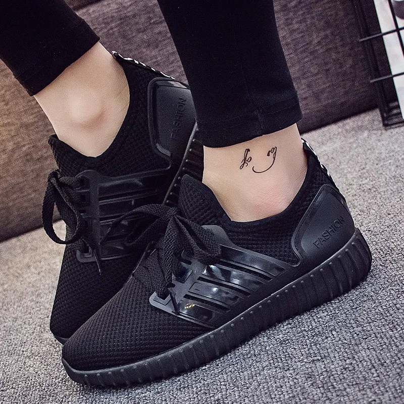 

2019 Spring New Style Little Red Shoes Network Cloth Shoes Warm Casual Anti-slip Breathable Lightweight Cushioning Sports Runnin