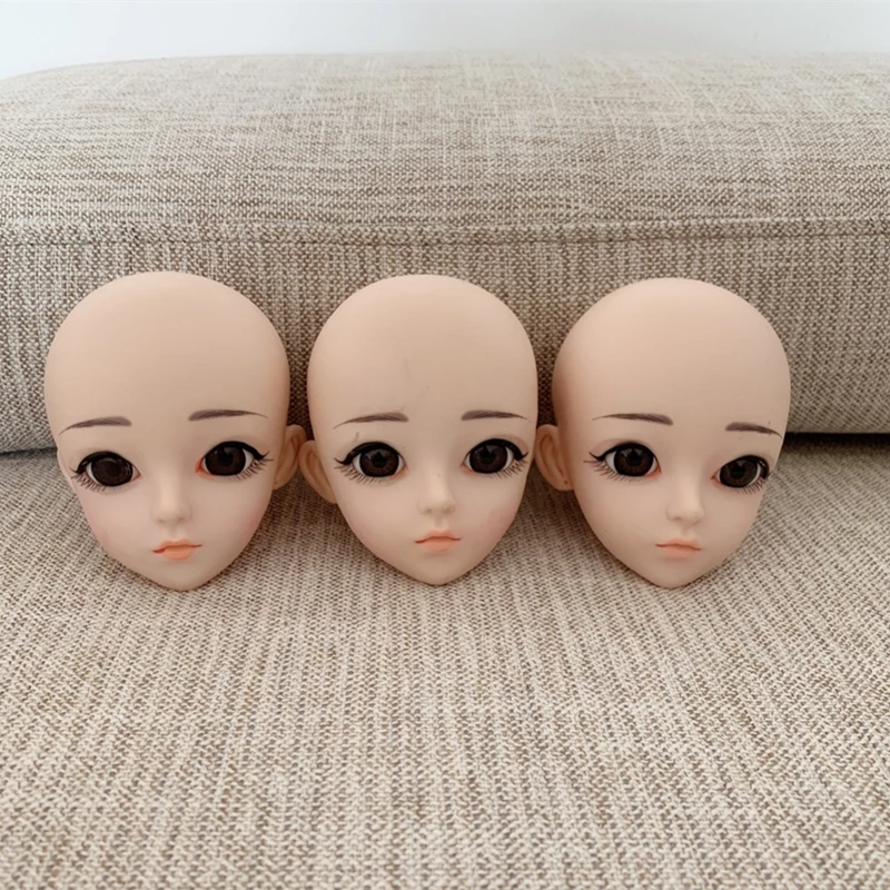 Аксессуары для кукол 1/3 BJD голова куклы 24 см с глазами девушки макияж тренировка