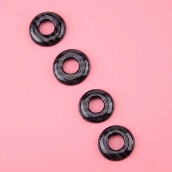 

4pcs 1 cm Carbon Fiber Style Car Door Lock Ring Cover Trim ABS Fit for Ford F150 2015 2016 2017 2018 2019