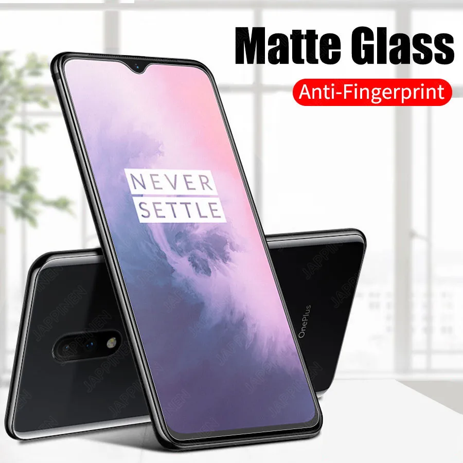 

Matte Frosted Tempered Glass for OnePlus 7 6 6T 5 5T Screen Protector Protective Film No-Fingerprint