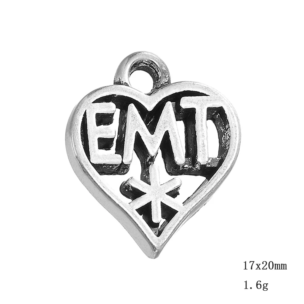 10 шт. медицинские символы Ot Emt диабетик Bsn Ma Np Da Rn скорая подвеска-стетоскоп для ювелирных изделий Аксессуары
