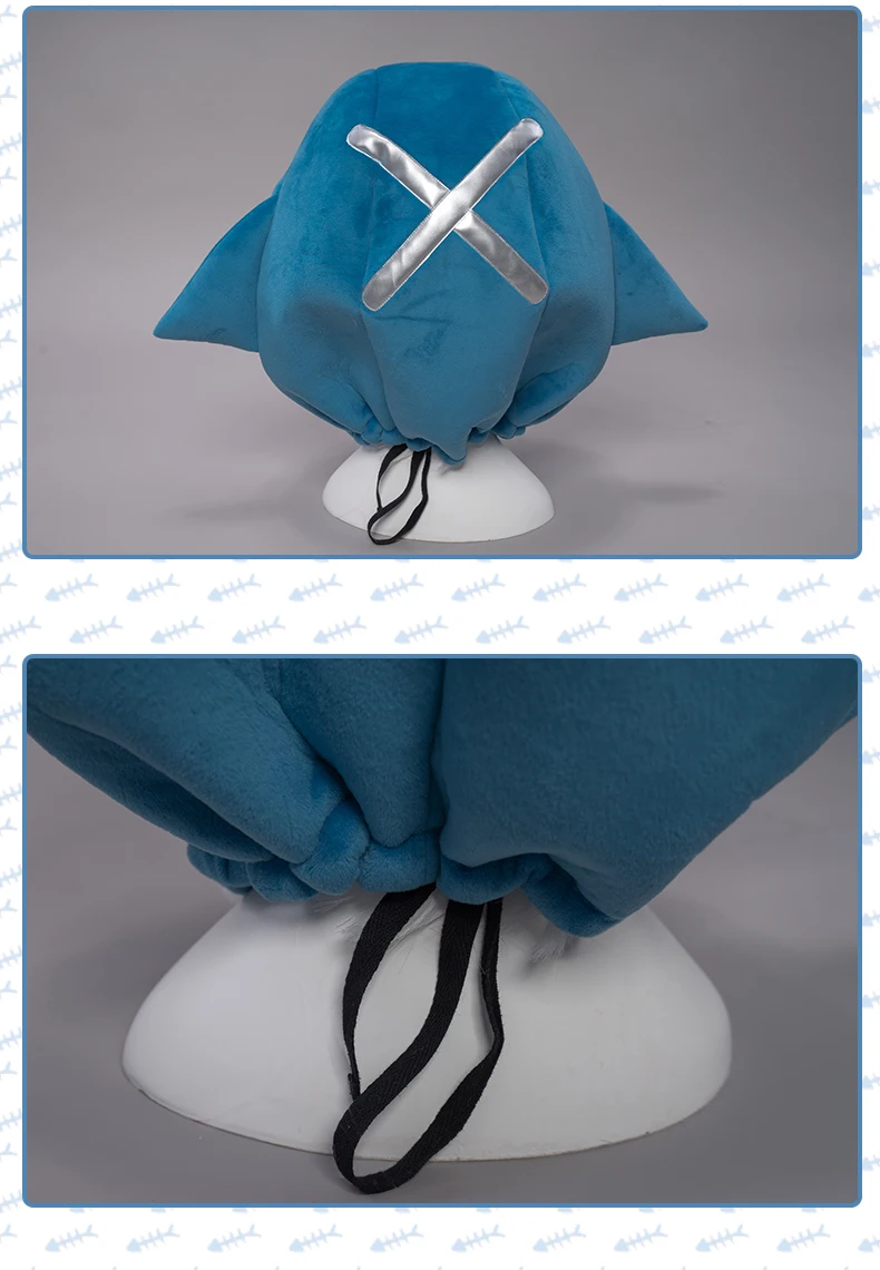 WOWO U Uwowo Hololive Cosplay Costume Shark Hat Suit Anime Costumes Girl Women Cute Blue Body -Zentai shop online H83f4db5af2464fdf827abe3d24443f96e.jpg